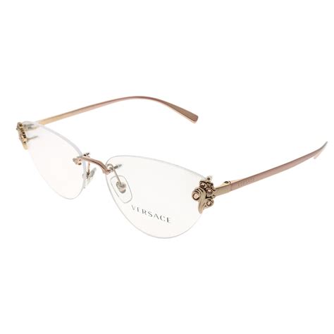 women's versace glasses prescription|Versace rimless eyeglasses for women.